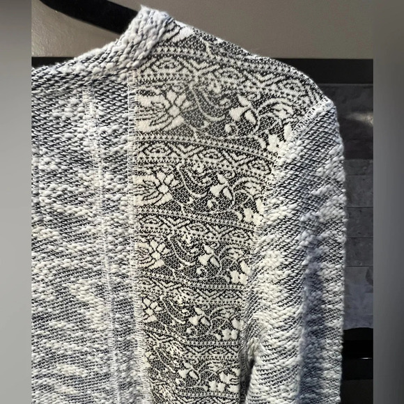 Anthropologie Saturday Sunday Size Small gray white long sleeve dress - Picture 11 of 12